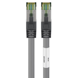 Goobay 55137 cabo de rede 2 m Cat8.1 S FTP (S-STP) Cinzento