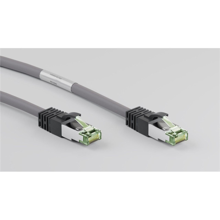 Goobay 55138 cabo de rede 3 m Cat8.1 S FTP (S-STP) Cinzento