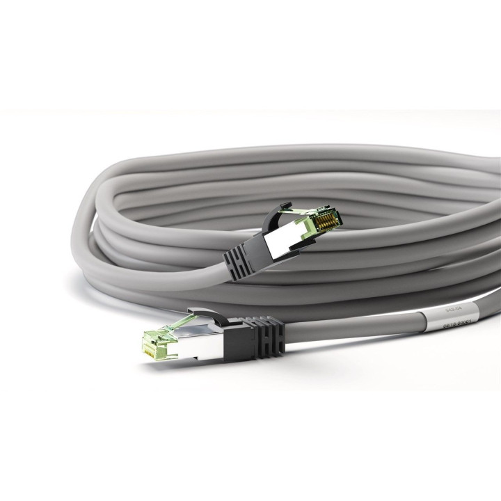 Goobay 55138 cabo de rede 3 m Cat8.1 S FTP (S-STP) Cinzento