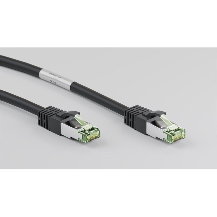 Goobay 66723 cabo de rede 3 m Cat8.1 S FTP (S-STP) Preto