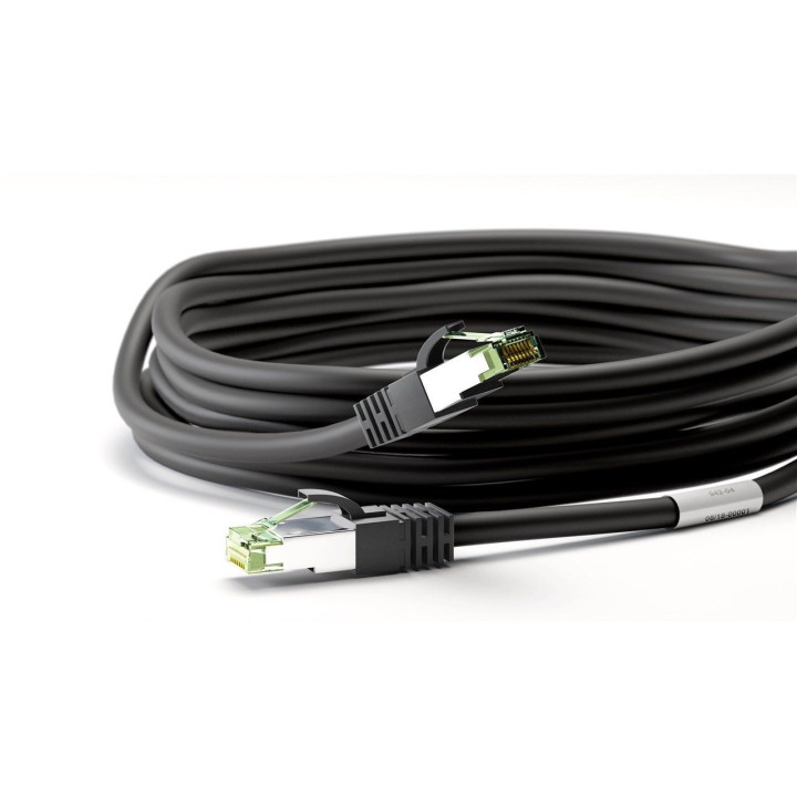 Goobay 66724 cabo de rede 5 m Cat8.1 S FTP (S-STP) Preto