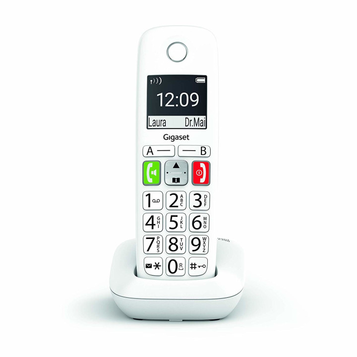 Gigaset E290 Telefone analógico DECT Branco ID do Emissor e Nome