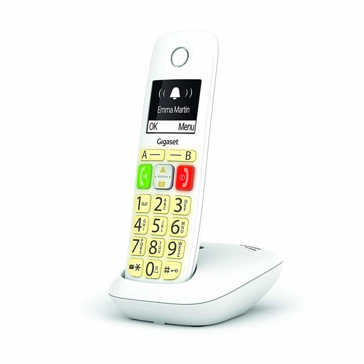 Gigaset E290 Telefone analógico DECT Branco ID do Emissor e Nome