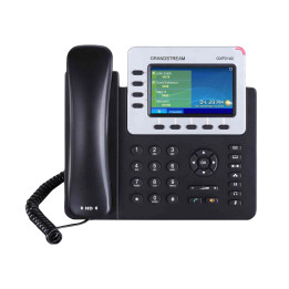 Grandstream Networks GXP2140 telefone IP Preto Estação com fios LCD 4 linhas