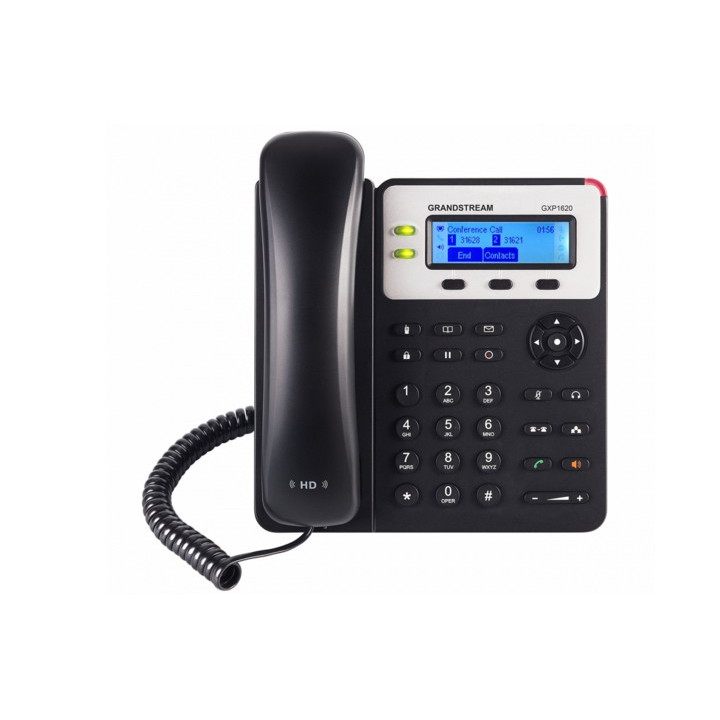 Grandstream Networks GXP1620 telefone Telefone DECT Preto