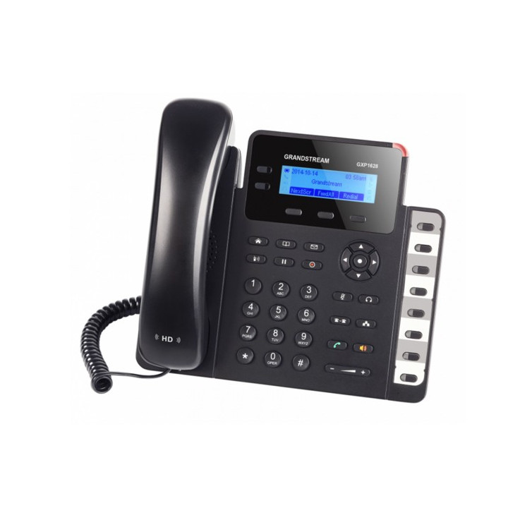 Grandstream Networks GXP1628 telefone Telefone DECT Preto