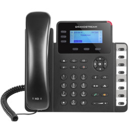 Grandstream Networks GXP1630 telefone IP Preto Estação com fios LCD 3 linhas