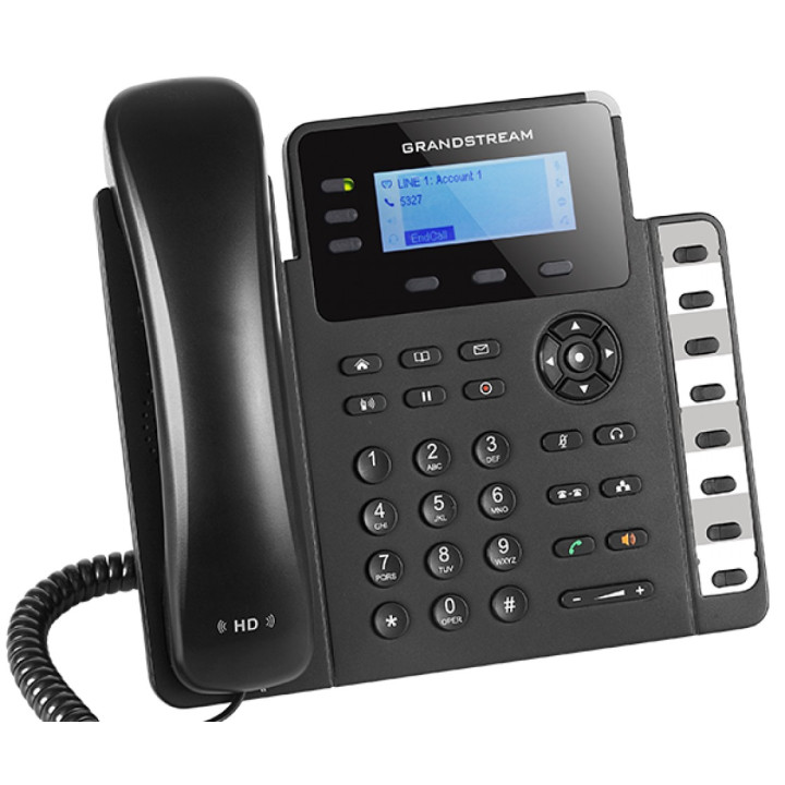 Grandstream Networks GXP1630 telefone IP Preto Estação com fios LCD 3 linhas