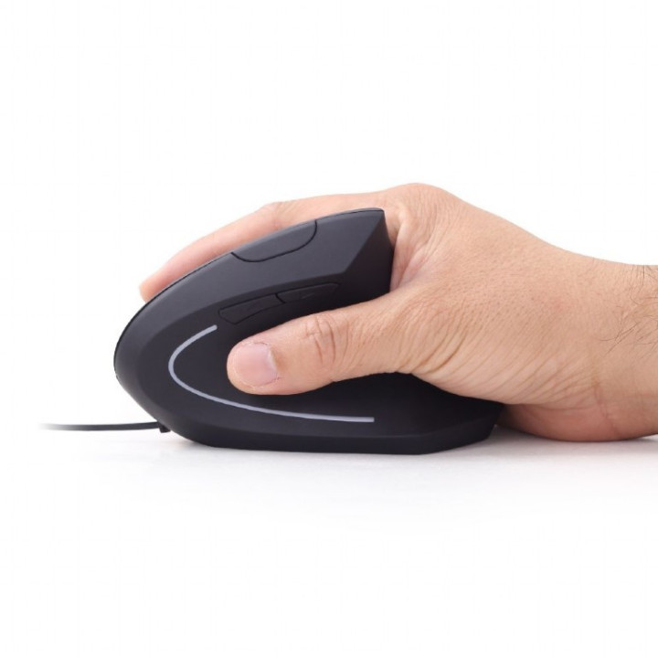 Gembird MUS-ERGO-01 rato USB Óptico 3200 DPI mão direita