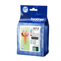 Brother LC-3213VAL tinteiro Original Preto, Ciano, Magenta, Amarelo Embalagem múltipla