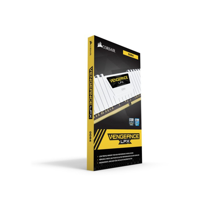 Corsair Vengeance LPX CMK16GX4M2A2666C16W módulo de memória 16 GB DDR4 2666 MHz