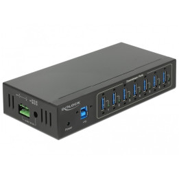 DeLOCK 63311 hub de interface USB 3.0 (3.1 Gen 1) Type-B 5000 Mbit s Preto