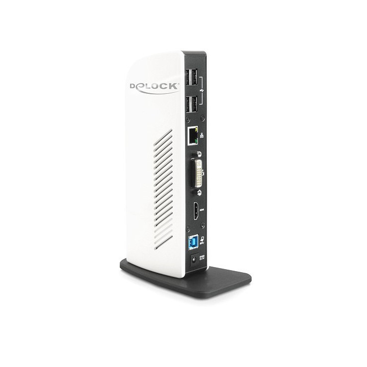 DeLOCK 87568 base & duplicador de portas Com fios Preto, Branco