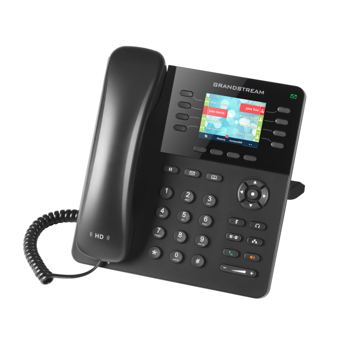 Grandstream Networks GXP2135 telefone IP Preto Estação com fios TFT 8 linhas