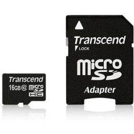 Transcend 16GB microSDHC Class 10 UHS-I cartão de memória