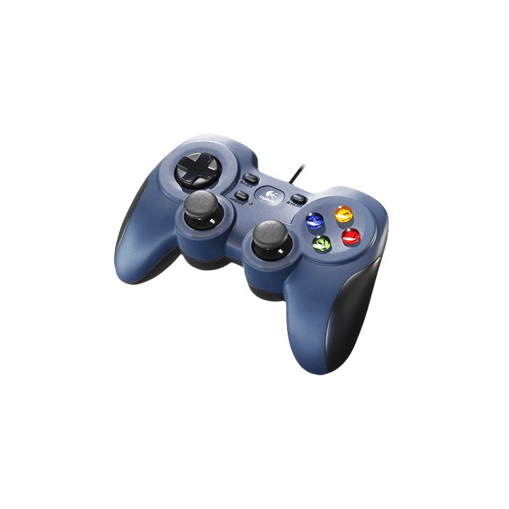 Logitech F310 Gamepad PC USB 2.0 Preto, Azul
