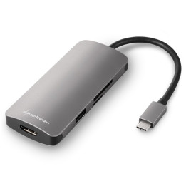 Sharkoon USB 3.0 Type C Multiport Adapter USB 3.0 (3.1 Gen 1) Type-C 5000 Mbit s Cinzento