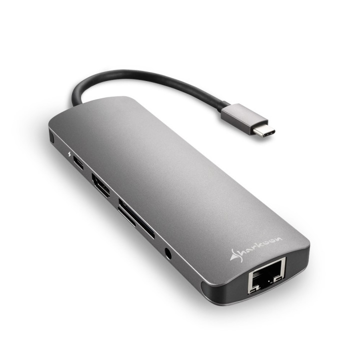 Sharkoon USB 3.0 Type C Combo Adapter placa adaptador de interface HDMI,RJ-45,USB 3.0