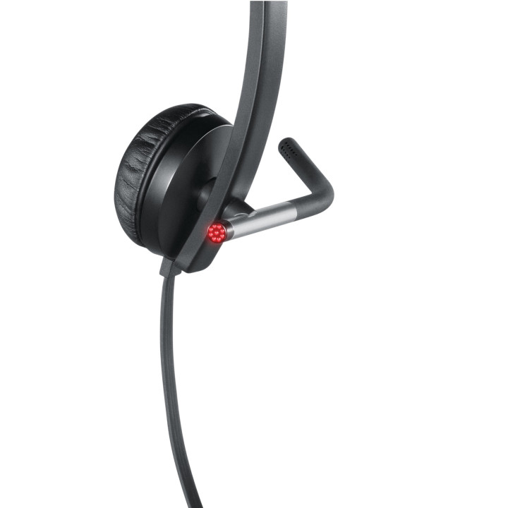Logitech H650E Conjunto de auscultadores e microfone acoplado Fita de cabeça Preto, Prateado