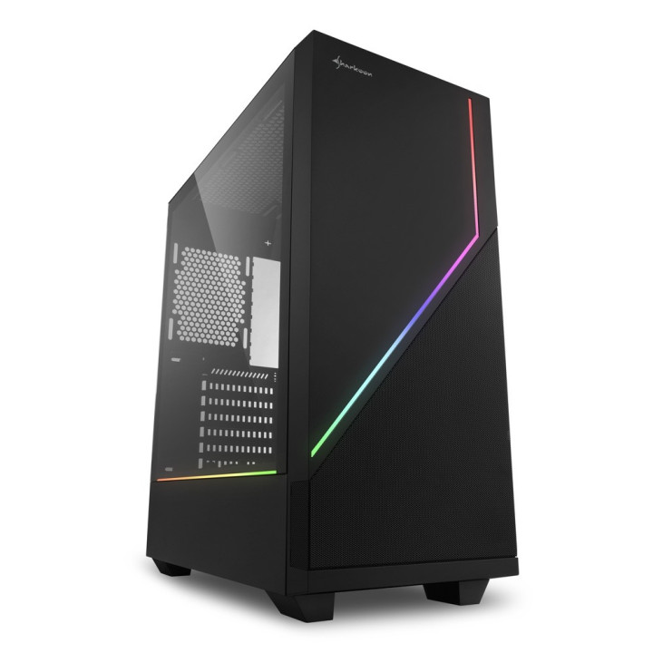Sharkoon RGB FLOW Midi ATX Tower Preto