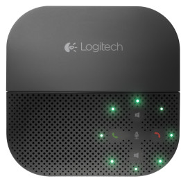 Logitech P710e telefone de conferência Telemóvel Preto USB Bluetooth