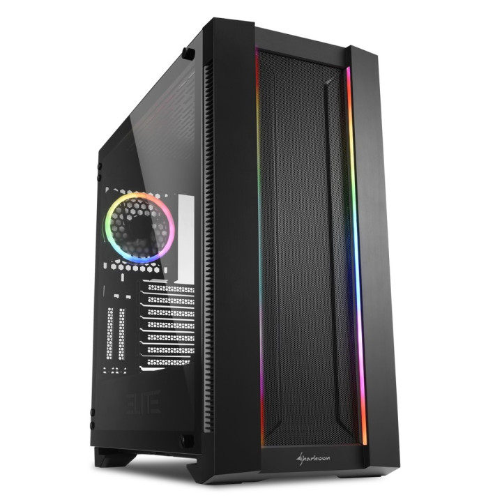 Sharkoon ELITE SHARK CA200M Midi ATX Tower Preto