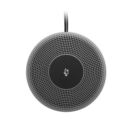 Logitech 989-000405 microfone Presentation microphone Preto, Cinzento