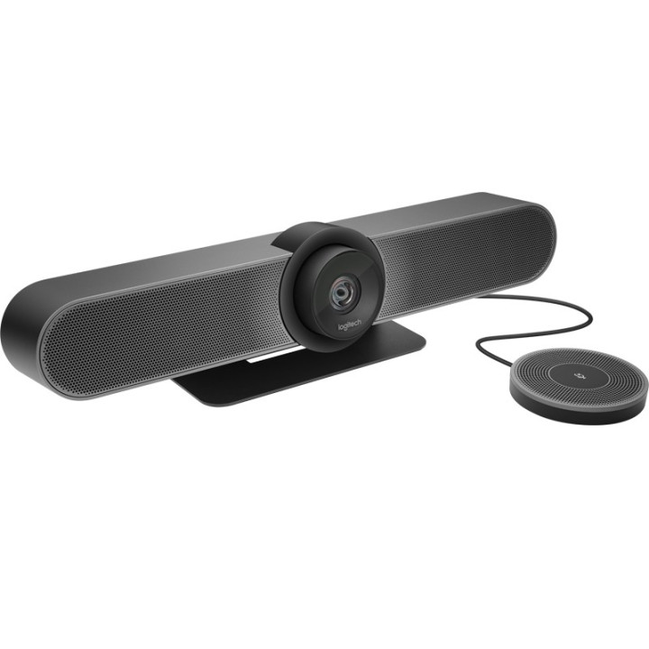 Logitech 989-000405 microfone Presentation microphone Preto, Cinzento