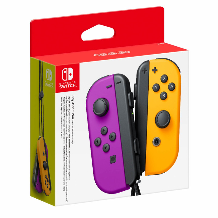 Nintendo Joy-Con Gamepad Nintendo Switch Analógico   Digital Bluetooth Preto, Laranja, Roxo