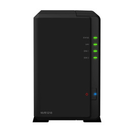 Synology NVR1218 gravador de vídeo em rede (NVR) Preto