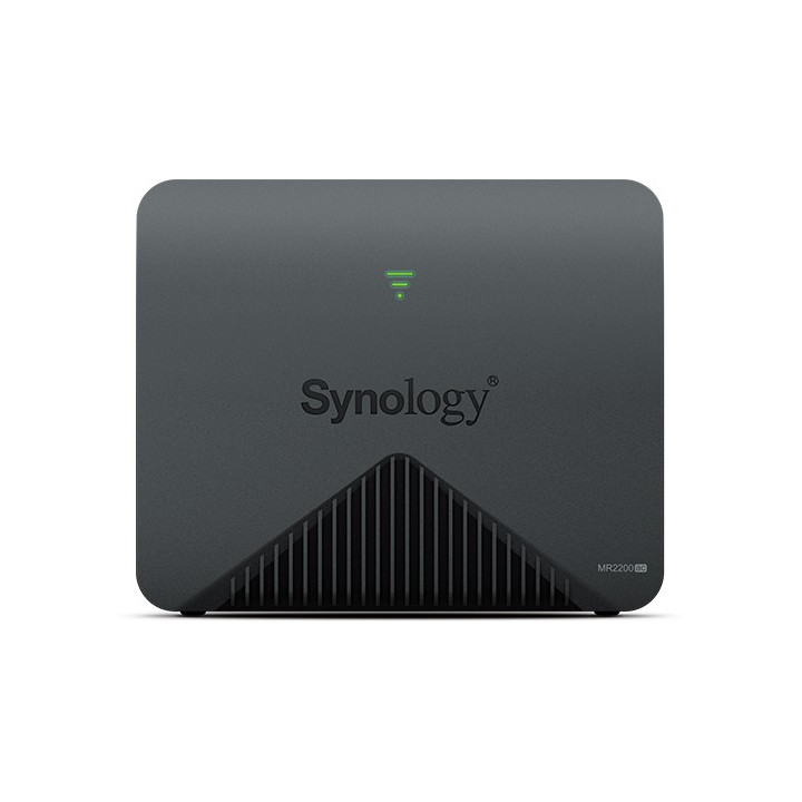 Synology MR2200AC router sem fios Dual-band (2,4 GHz   5 GHz) Gigabit Ethernet 3G 4G Preto