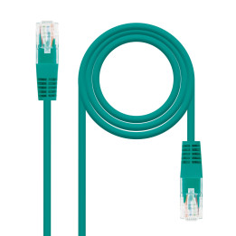 Nanocable 10.20.0100-GR cabo de rede 0,5 m Cat5e U UTP (UTP) Verde