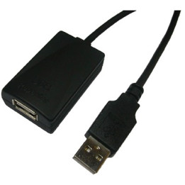 LogiLink USB 2.0 Repeater Cable - 5.0m USB 1 F USB A (F)