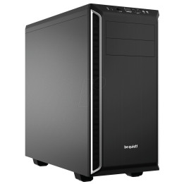 be quiet! Pure Base 600 Torre-Midi Preto, Prateado 