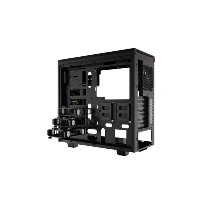 be quiet! Pure Base 600 Torre-Midi Preto, Prateado 