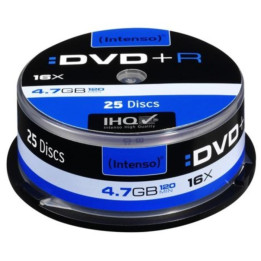 Intenso DVD+R 4.7GB, Printable, 16x 4,7 GB 25 peça(s)