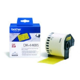 Brother DK-44605 Continuous Removable Yellow Paper Tape (62mm) Amarelo
