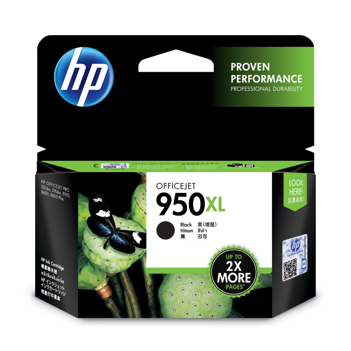 HP 950XL Cartões Preto 1 peça(s)
