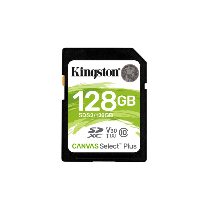 Kingston Technology Canvas Select Plus cartão de memória 128 GB SDXC Classe 10 UHS-I