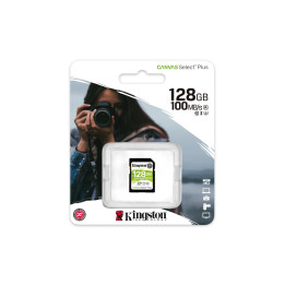 Kingston Technology Canvas Select Plus cartão de memória 128 GB SDXC Classe 10 UHS-I