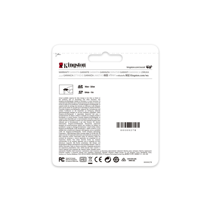 Kingston Technology Canvas Select Plus cartão de memória 128 GB SDXC Classe 10 UHS-I