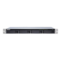 QNAP TS-431XeU Alpine AL-314 Ethernet LAN Prateleira (1U) Preto, Inox NAS