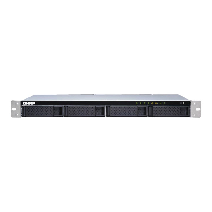 QNAP TS-431XeU Alpine AL-314 Ethernet LAN Prateleira (1U) Preto, Inox NAS