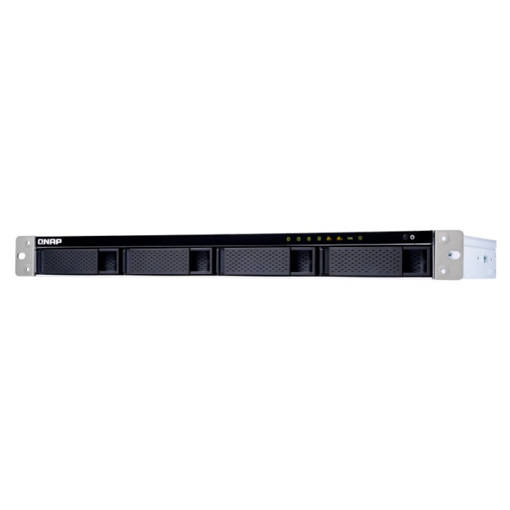 QNAP TS-431XeU Alpine AL-314 Ethernet LAN Prateleira (1U) Preto, Inox NAS