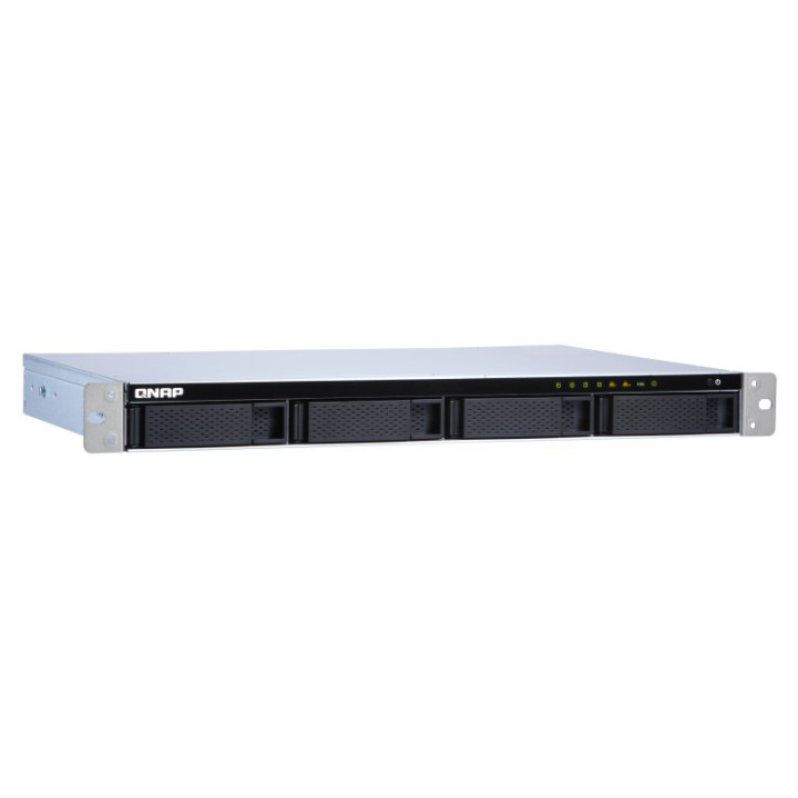 QNAP TS-431XeU Alpine AL-314 Ethernet LAN Prateleira (1U) Preto, Inox NAS