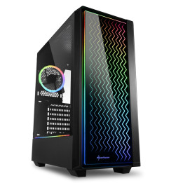 Sharkoon RGB LIT 200 Midi ATX Tower Preto