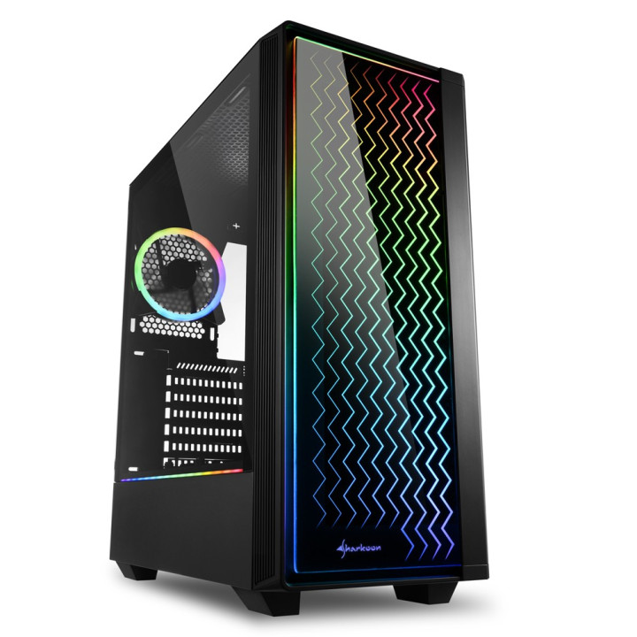 Sharkoon RGB LIT 200 Midi ATX Tower Preto