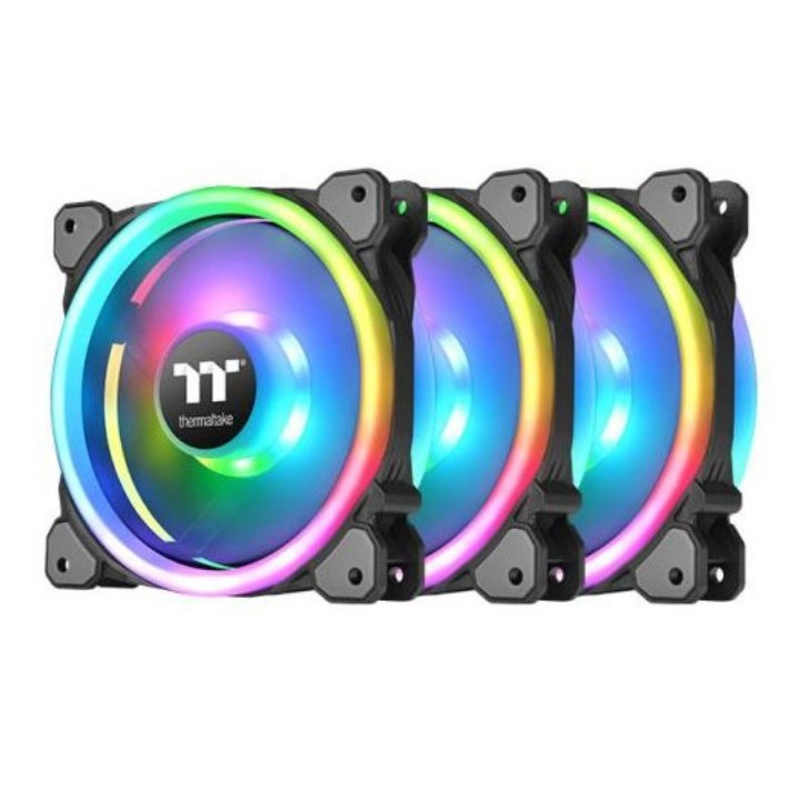 Thermaltake Riing Trio 12 LED RGB Radiator Fan TT Premium Edition -