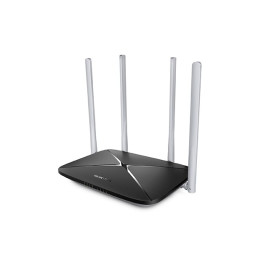 Mercusys AC12 router sem fios Dual-band (2,4 GHz   5 GHz) Fast Ethernet Preto