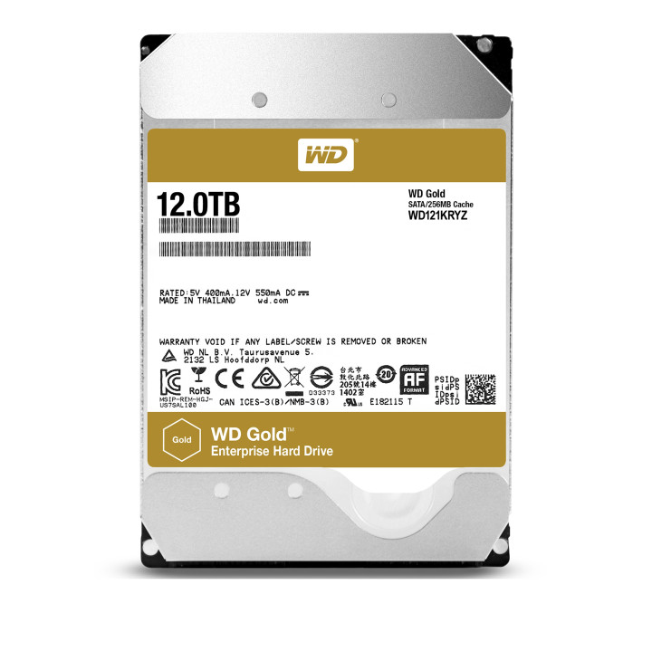 Western Digital Gold 3.5" 12000 GB ATA serial III